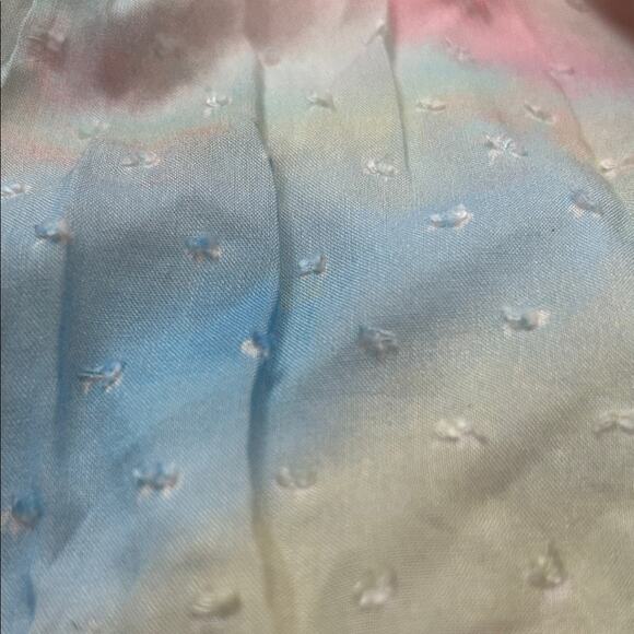 Isabelle’s Cabinet Naomi Pastel Tie Dye Romper, Size Small - Picture 15 of 15